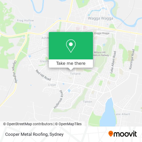 Mapa Cooper Metal Roofing