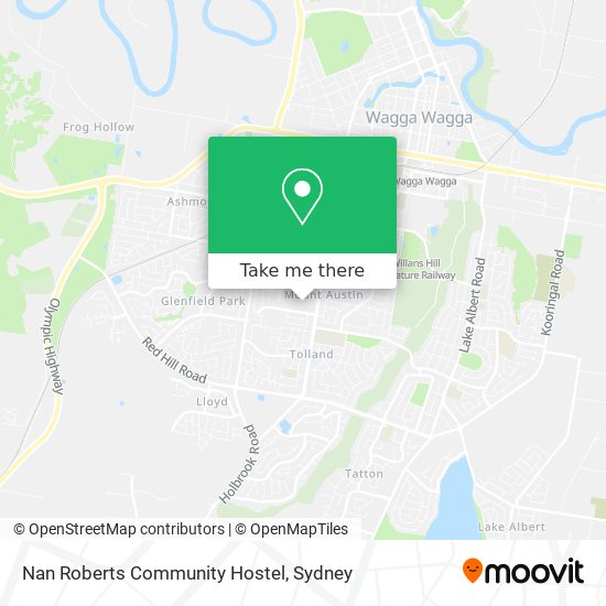 Nan Roberts Community Hostel map