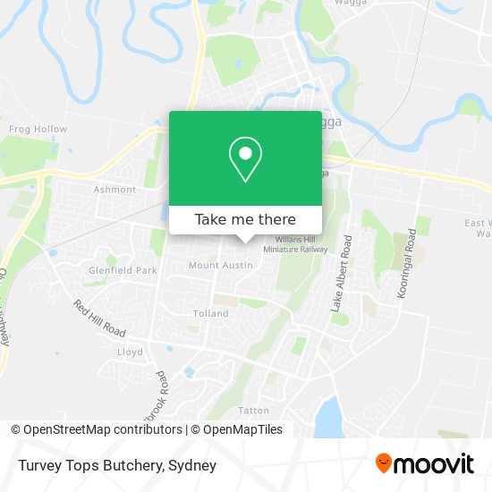 Turvey Tops Butchery map