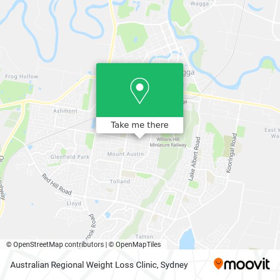 Australian Regional Weight Loss Clinic map
