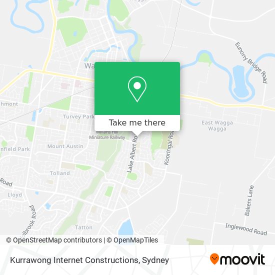 Kurrawong Internet Constructions map