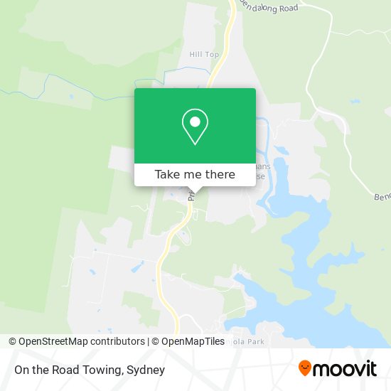 On the Road Towing map