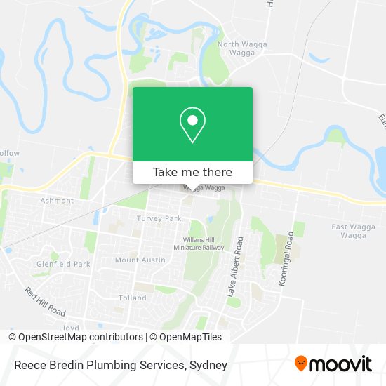 Reece Bredin Plumbing Services map