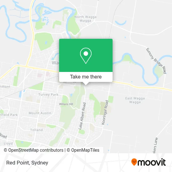 Red Point map