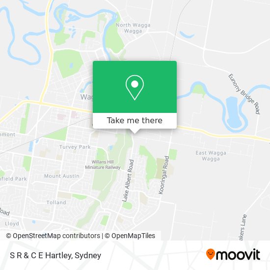 S R & C E Hartley map