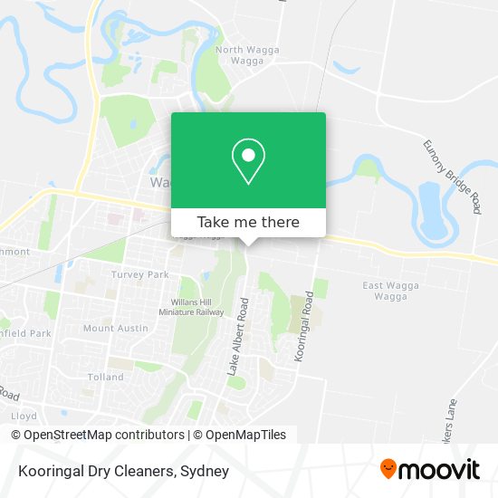 Kooringal Dry Cleaners map