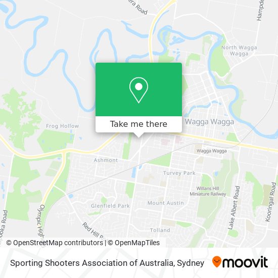 Sporting Shooters Association of Australia map