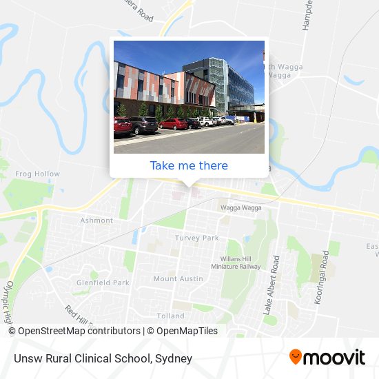 Unsw Rural Clinical School map