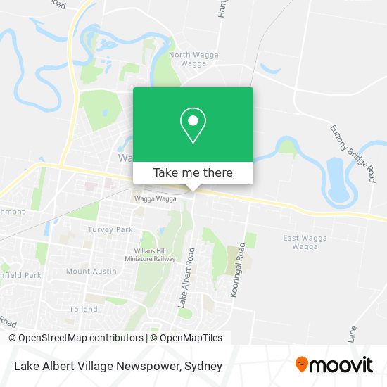 Lake Albert Village Newspower map