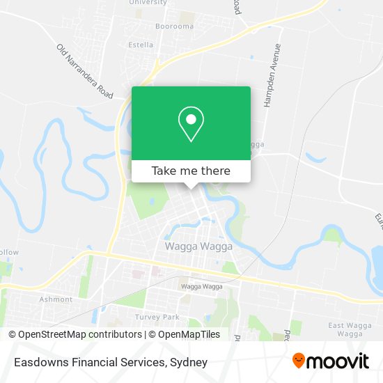 Easdowns Financial Services map