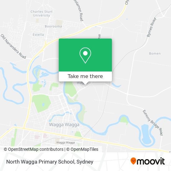 North Wagga Primary School map