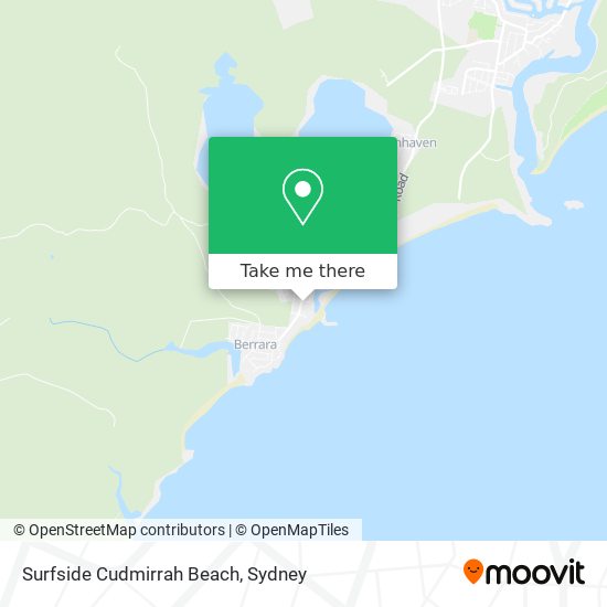 Surfside Cudmirrah Beach map