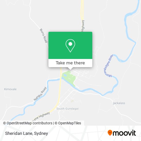 Sheridan Lane map