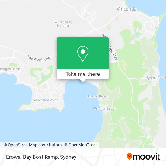 Erowal Bay Boat Ramp map