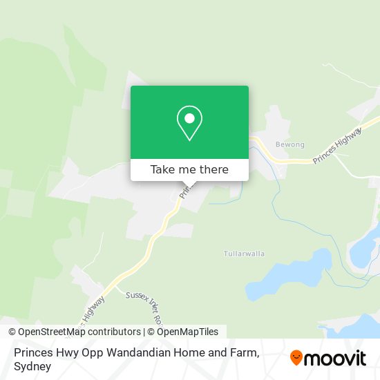 Princes Hwy Opp Wandandian Home and Farm map