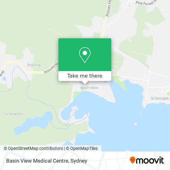 Basin View Medical Centre map