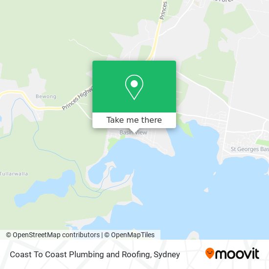 Mapa Coast To Coast Plumbing and Roofing