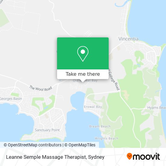 Leanne Semple Massage Therapist map