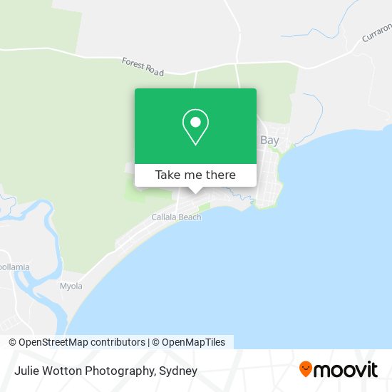 Julie Wotton Photography map