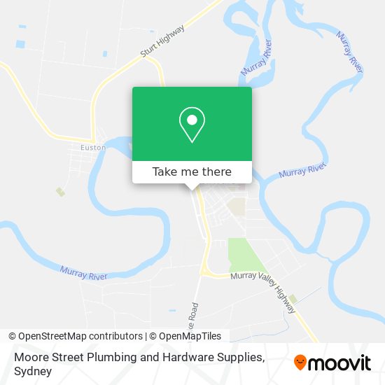 Moore Street Plumbing and Hardware Supplies map