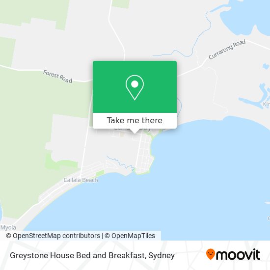Greystone House Bed and Breakfast map