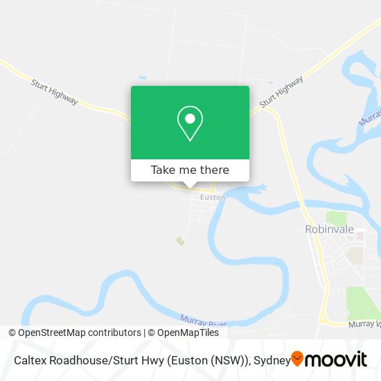 Mapa Caltex Roadhouse / Sturt Hwy (Euston (NSW))