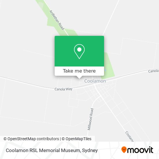 Coolamon RSL Memorial Museum map