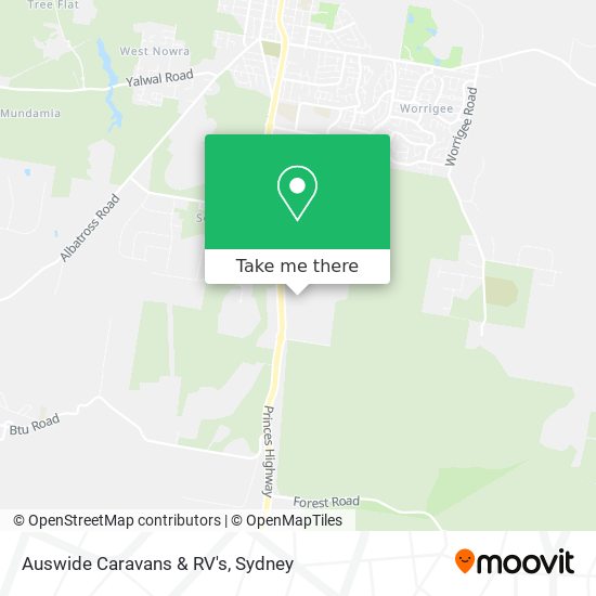 Auswide Caravans & RV's map