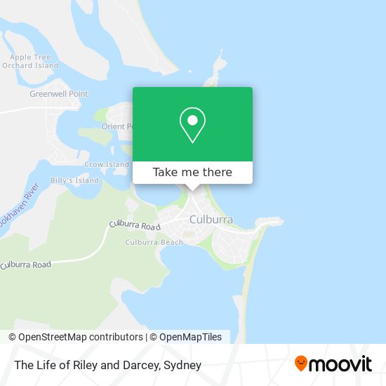 The Life of Riley and Darcey map