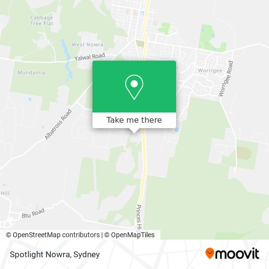 Mapa Spotlight Nowra