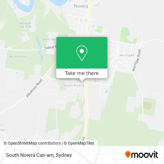 South Nowra Can-am map