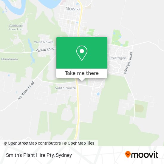 Smith's Plant Hire Pty map