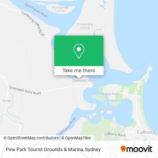 Mapa Pine Park Tourist Grounds & Marina