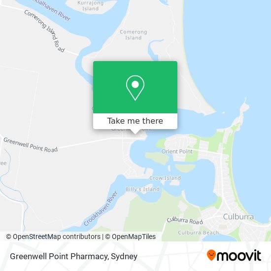 Mapa Greenwell Point Pharmacy