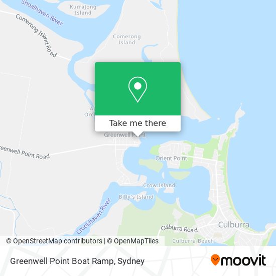 Greenwell Point Boat Ramp map