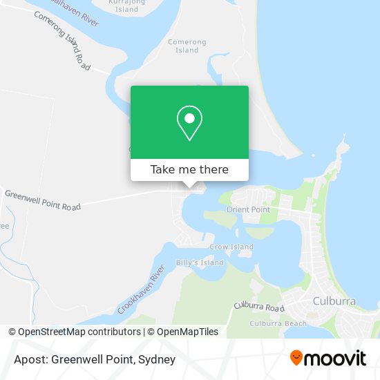 Apost: Greenwell Point map