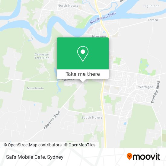 Sal's Mobile Cafe map