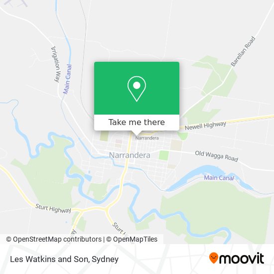 Les Watkins and Son map
