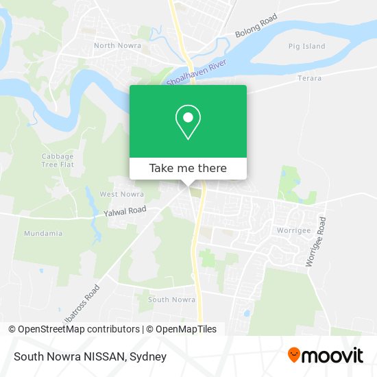 South Nowra NISSAN map