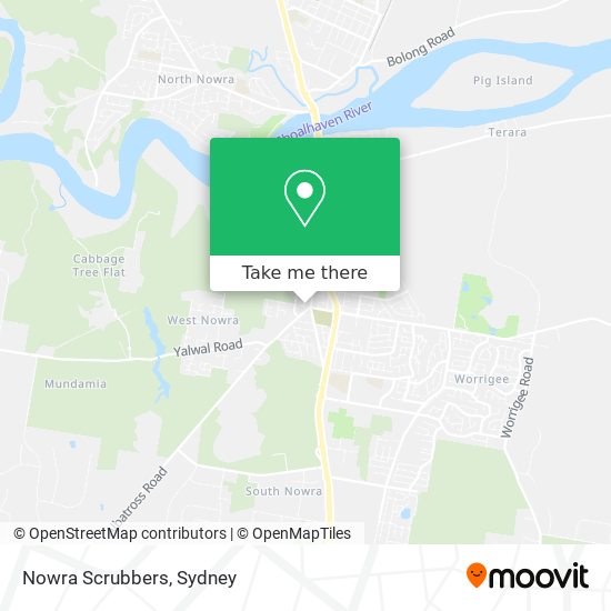 Nowra Scrubbers map