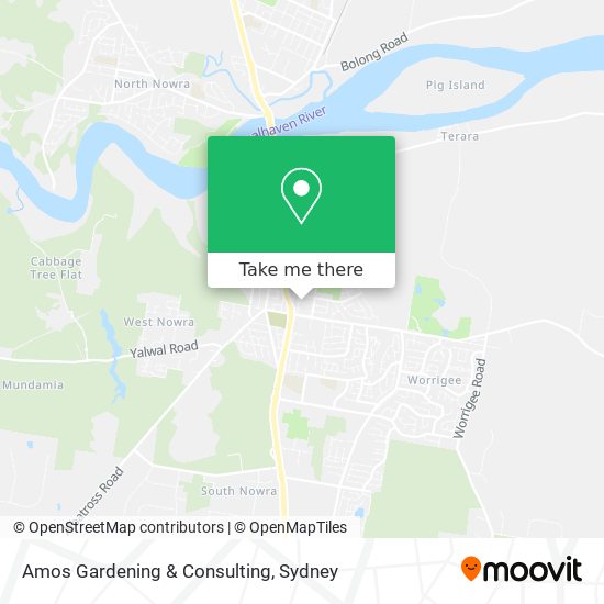 Amos Gardening & Consulting map