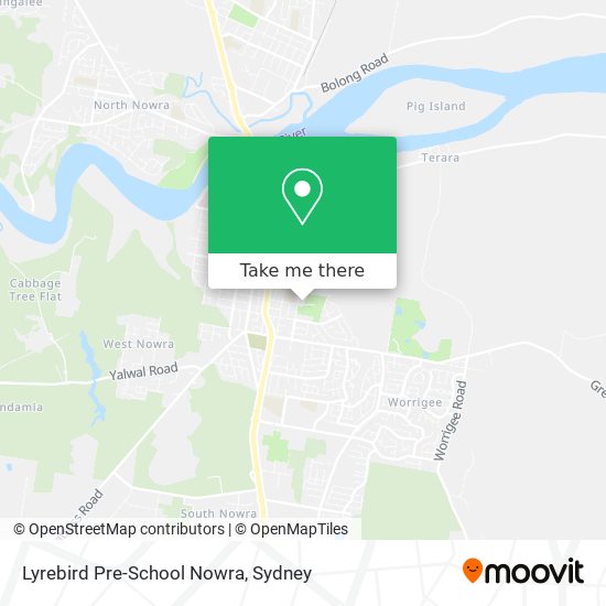 Lyrebird Pre-School Nowra map