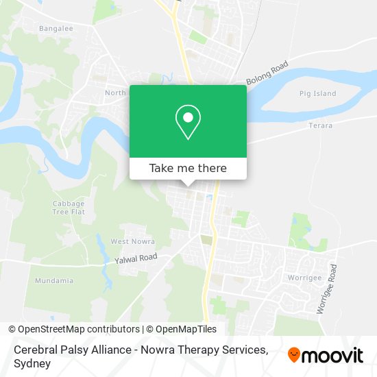 Cerebral Palsy Alliance - Nowra Therapy Services map