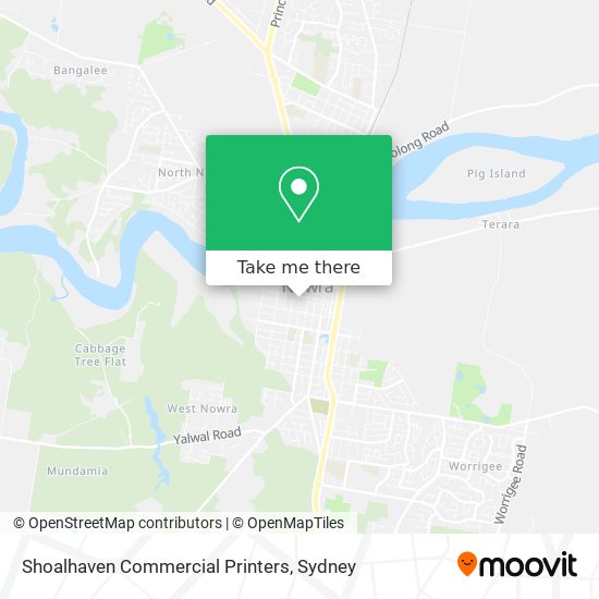 Mapa Shoalhaven Commercial Printers