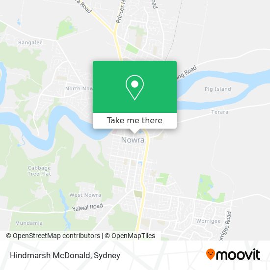 Mapa Hindmarsh McDonald