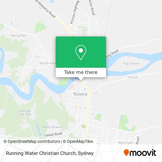 Mapa Running Water Christian Church