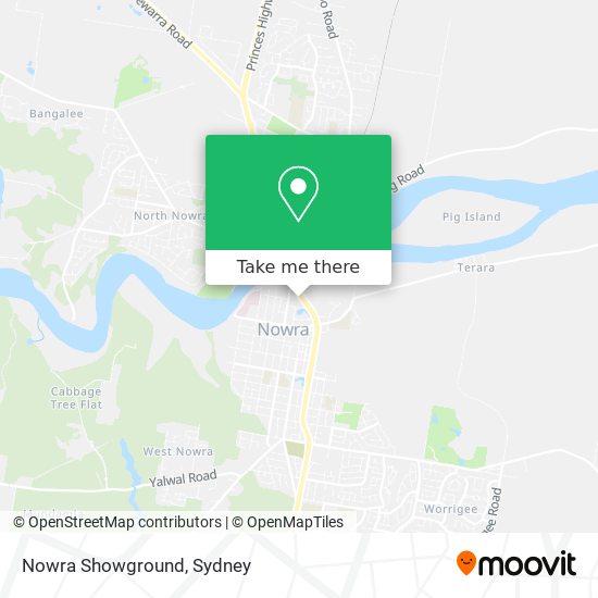 Nowra Showground map