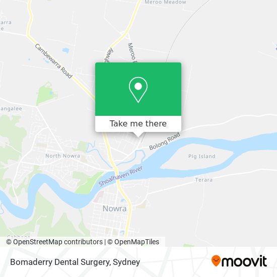 Mapa Bomaderry Dental Surgery