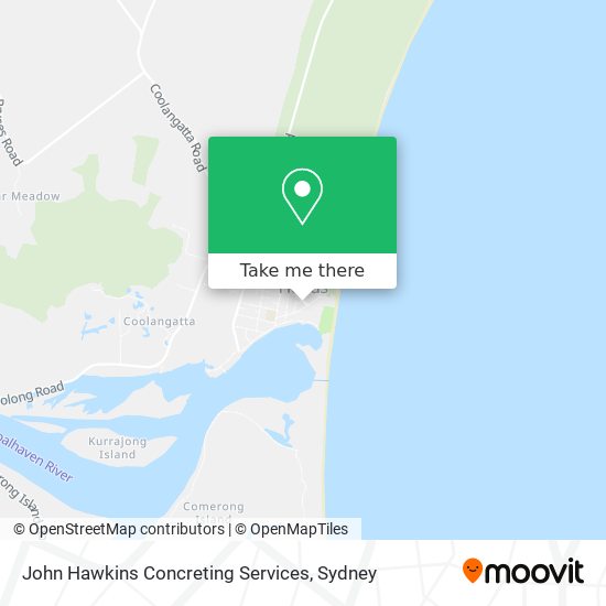 John Hawkins Concreting Services map