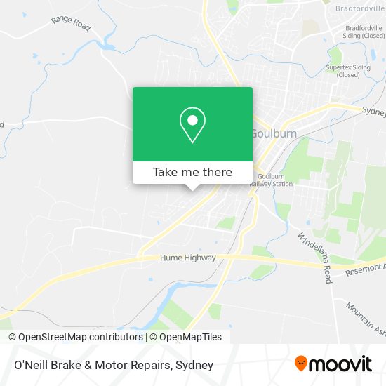 O'Neill Brake & Motor Repairs map